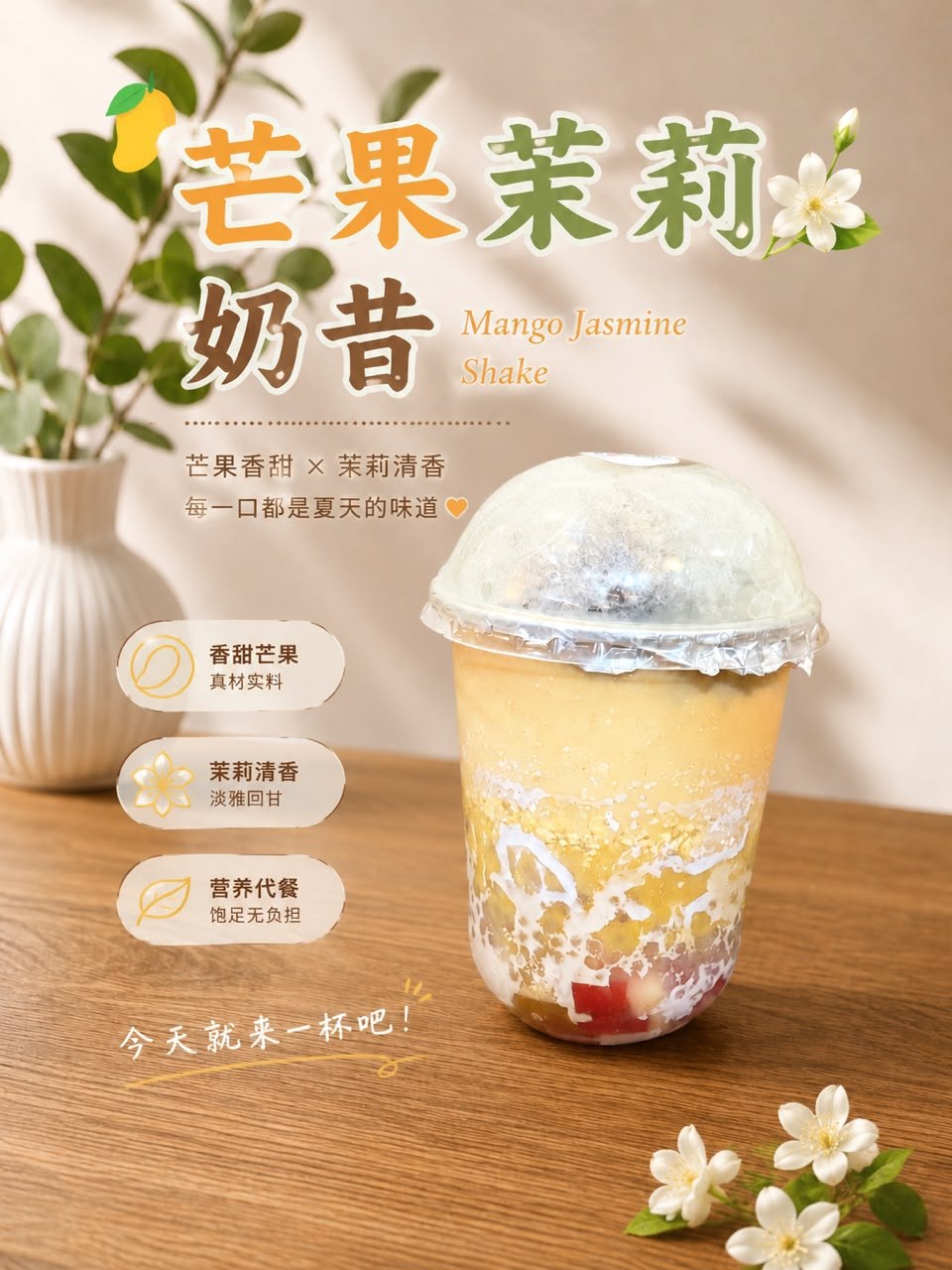 Mango Jasmine Shake